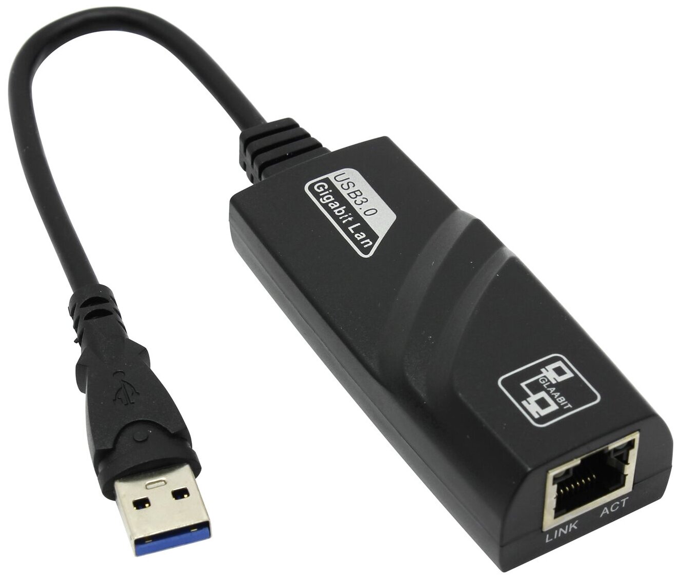 Сетевой адаптер USB 3.0 Gigabit Ethernet, 10/100/1000 Мбит/с, модель UsbGL, Espada (RJ45 LAN сетевая карта)