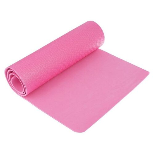 фото Коврик для йоги 183 х 61 х 0,7 см, цвет розовый mikimarket