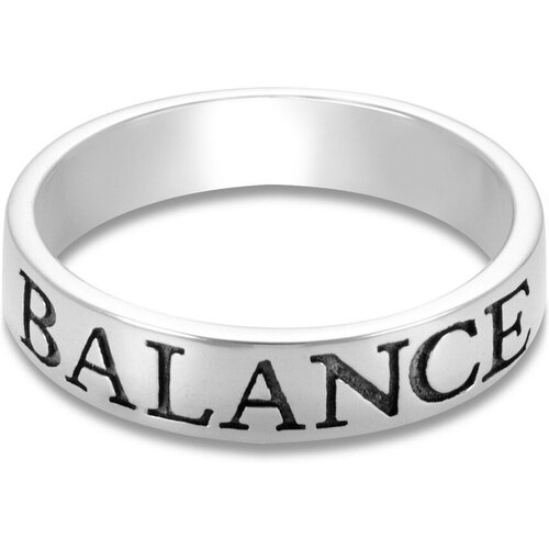 фото Кольцо aloha gaia кольцо balance, серебро, 925 проба, размер 16