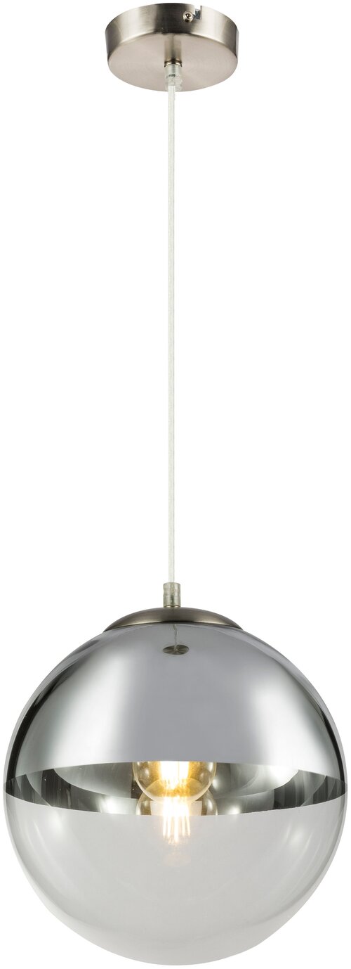Светильник Globo Lighting Varus 15852, E27, 40 Вт, кол-во ламп: 1 шт., цвет: никель