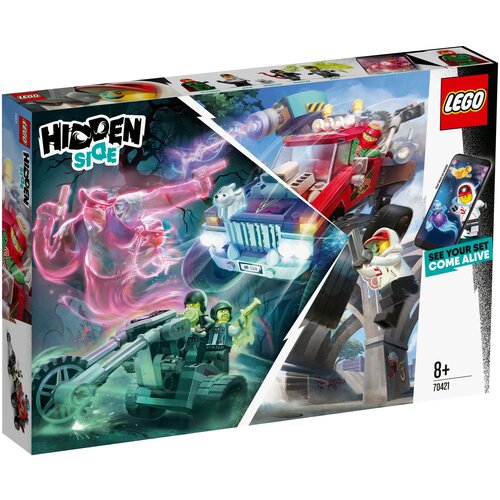 LEGO Hidden Side 70421 Трюковый грузовик Эль-Фуэго, 428 дет. конструктор lego hidden side 70430 метро ньюбери