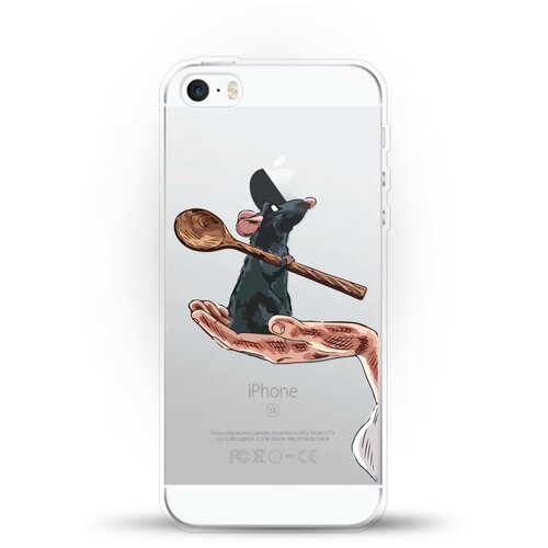 фото Силиконовый чехол реми на apple iphone 5/iphone 5s/iphone se andy & paul