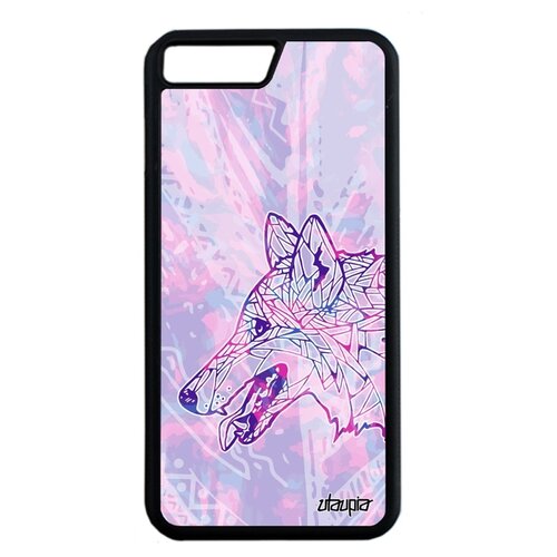 фото Чехол на телефон iphone 7 plus, "волк" злой wolf utaupia