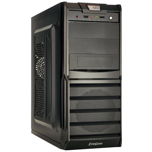 Exegate EX278399RUS Корпус Miditower Exegate XP-329S Black, ATX, , 2*USB, Audio 1688963