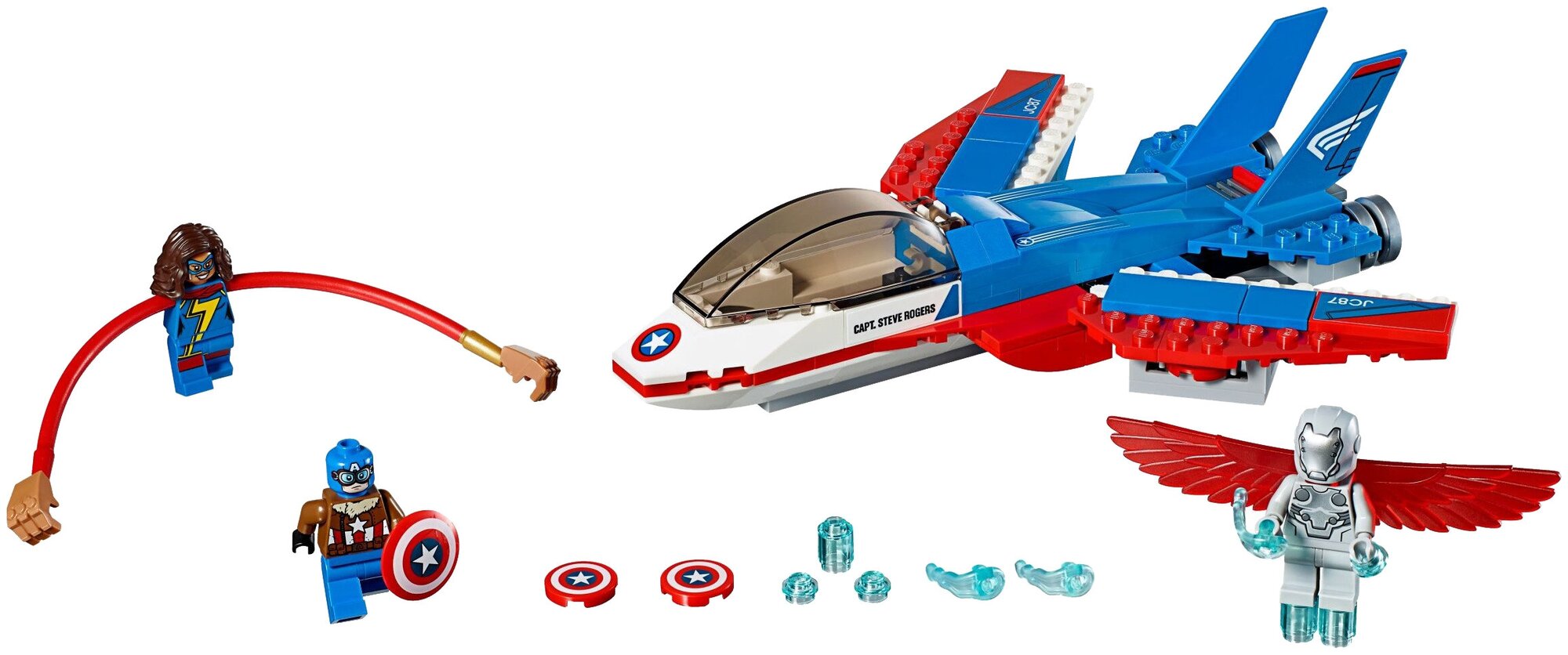 LEGO Super Heroes Воздушная погоня Капитана Америка - фото №2