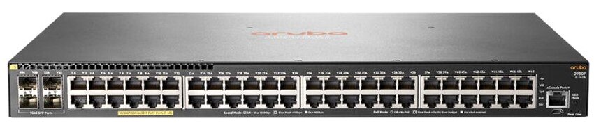 Коммутатор HPE Aruba 2930F 48G 4SFP 48PoE+ 370W - фото №1