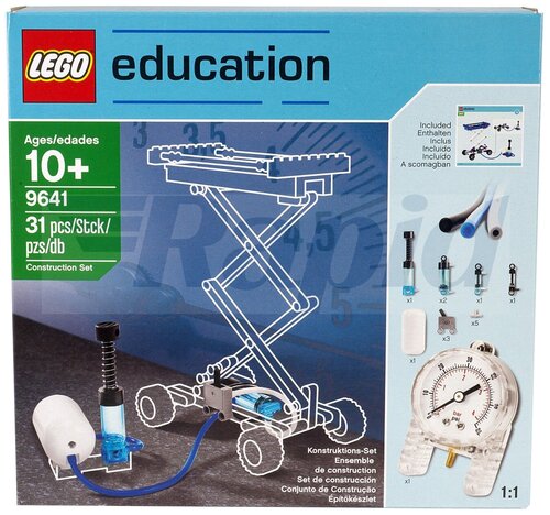 Конструктор LEGO Education Machines and Mechanisms 9641 Пневматика, 31 дет.