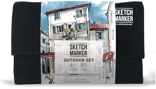 SketchMarker Набор маркеров Outdoor Set, черный, 24 шт.