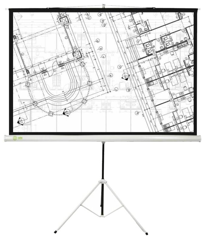 Экран для проектора Cactus CS-PST-127x127 1:1 напольный