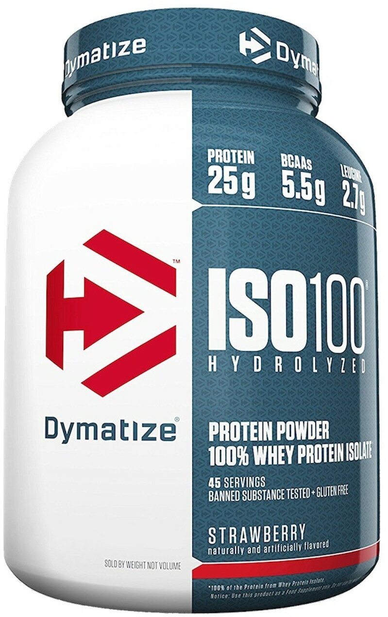 Dymatize Nutrition Протеин ISO 100 2300 г Клубника