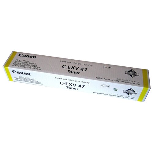 Картридж Canon C-EXV47 Y (8519B002), 21500 стр, желтый набор совместимых картриджей ds c exv47 8516b002 8519b002