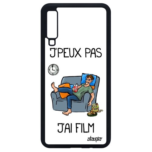 фото Чехол на телефон samsung galaxy a7 2018, "не могу - у меня фильм!" шутка телевизор utaupia
