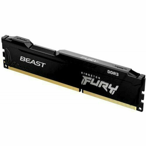 Kingston Модуль памяти DRAM 4GB 1600MHz DDR3 CL10 DIMM FURY Beast Black KF316C10BB 4 431000₽