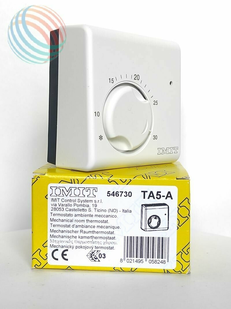 Терморегулятор/термостат Imit ТА5-A до 3500Вт, 16А, накладной, механический для инфракрасных обогревателей, конвекторов, универсальный - фотография № 10