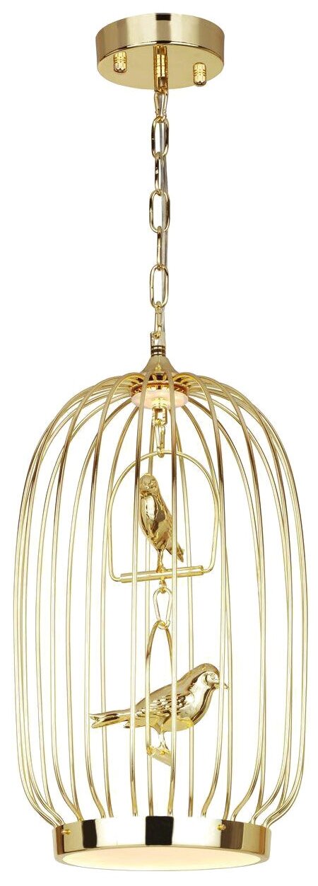 Светильник светодиодный Favourite Chick 1928-2P, 17 Вт, кол-во ламп: 2 шт., цвет: золотой