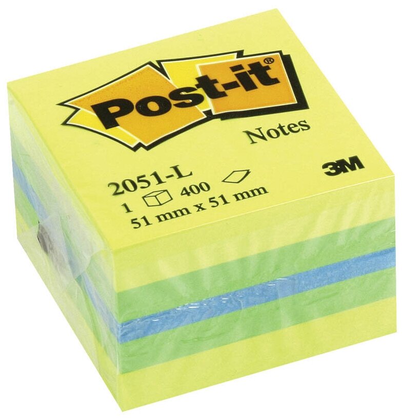  ( ) 3M Post-it Classic, 51x51, 3  , 400  (2051-L)