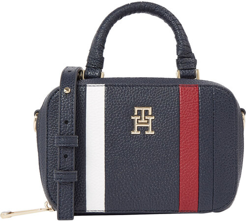 Сумка TOMMY HILFIGER, фактура зернистая, синий