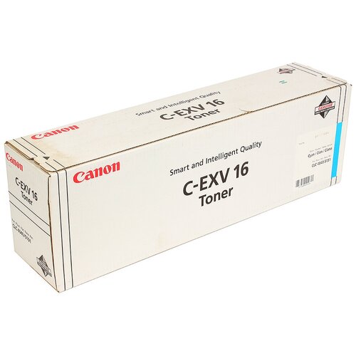 Картридж Canon C-EXV16 C (1068B002), 36000 стр, голубой картридж canon c exv16 y 1066b002 36000 стр желтый