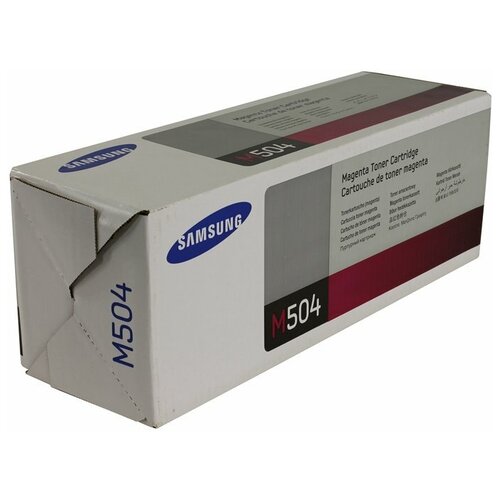 Картридж Samsung CLT-M504S, 1800 стр, пурпурный картридж profiline pl clt m504s 1800 стр пурпурный