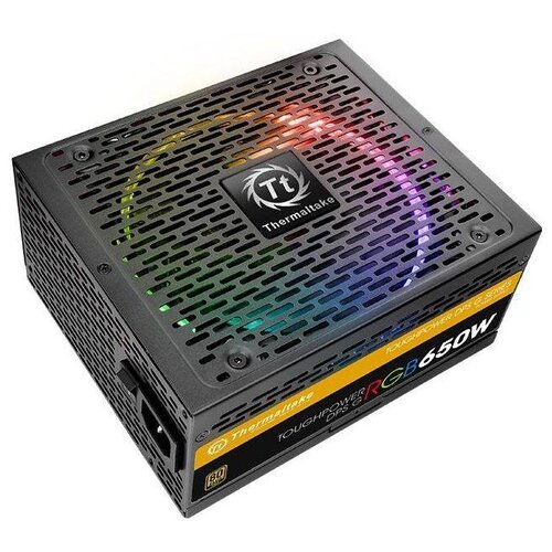 Блок питания Thermaltake Toughpower Grand DPS G, 650Вт, 140мм, черный, retail [ps-tpg-0650dpcgeu-g]