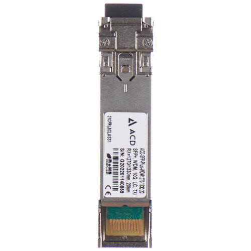 SFP+ трансивер ACD ACD-SFP-Plus-WDM1270-1330.20 трансивер d link 436xt bxu 20km b2a sfp 1x10gbase lr tx 1270nm rx 1330nm singlemode 20km