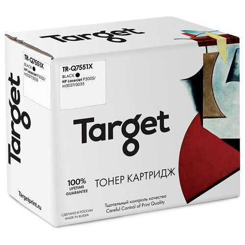 Картридж Target TR-Q7551X, 13000 стр, черный картридж q7551x hp 51x для hp laserjet p3005 m3027 m3035 совместимый