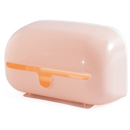 фото Держатель для туалетной бумаги, розовый, 23,5х12х13,5 см, blonder home bh-toilp-02