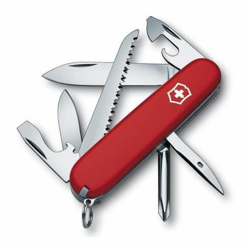 Складной нож Victorinox Hiker, функций: 13, 91мм, красный , коробка картонная [1.4613]