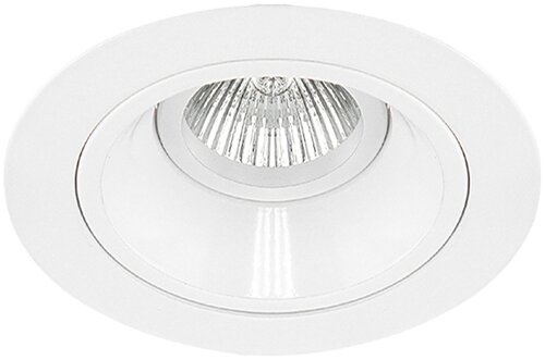 Светильник Lightstar Domino D61606, GU5.3, 50 Вт, 4000, нейтральный белый, цвет арматуры: белый, цвет плафона: белый