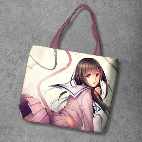 фото Сумка шоппер anime dakimakura, фактура рельефная, мультиколор