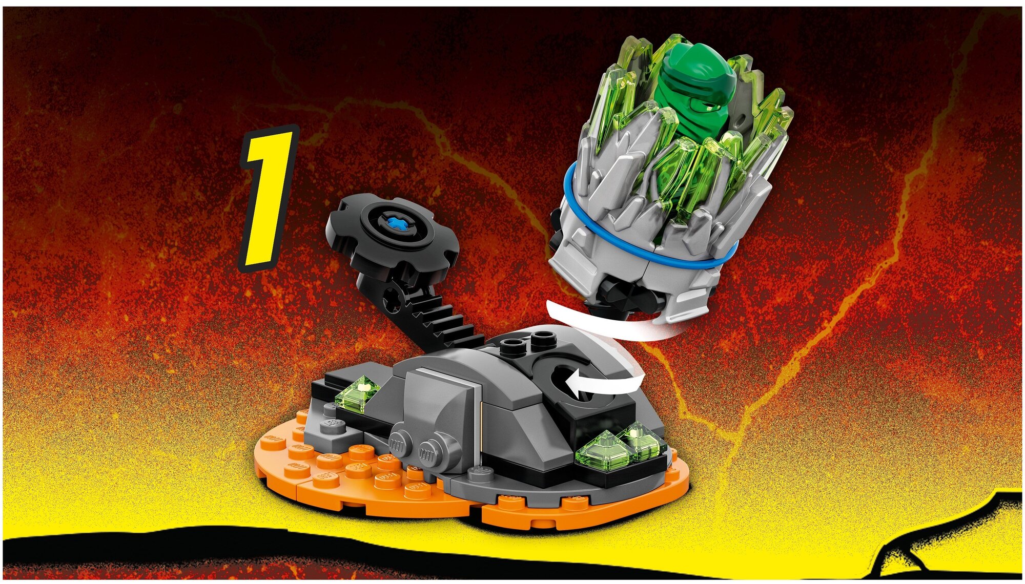 Конструктор LEGO Ninjago Шквал Кружитцу - Ллойд, 48 деталей (70687) - фото №6