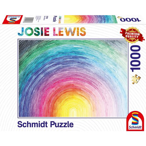 Пазл Schmidt 1000 деталей: Дж. Левис. Восходящая радуга пазл schmidt 1000 деталей дж левис красочный цветок