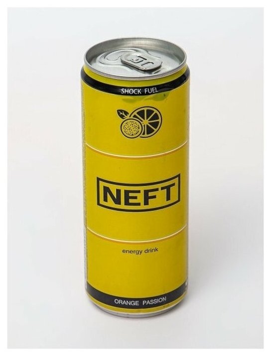 Энергетический напиток Neft безалкогольный, апельсин маракуйя, 12 банок - фотография № 3