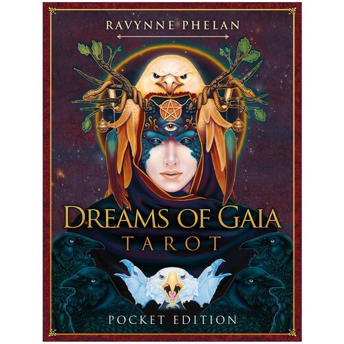 Гадальные карты U.S. Games Systems Таро Pocket Dreams Of Gaia Tarot, 81 карта, 360 мини карты таро мечты гайи карманный вариант pocket dreams of gaia blue angel