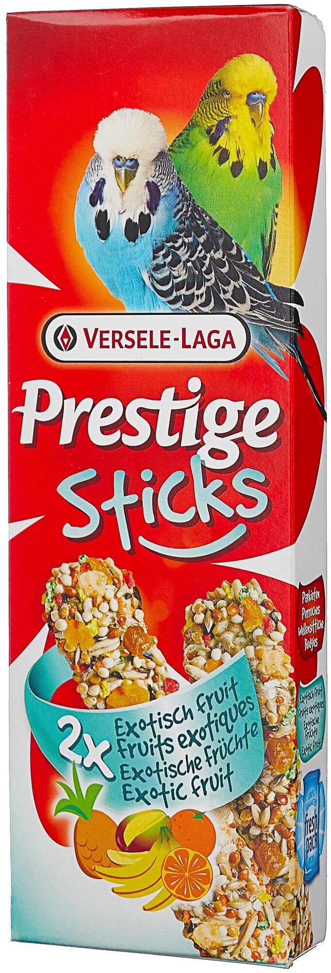 Лакомство для птиц Versele-Laga с экзотическими фруктами Prestige 60 г