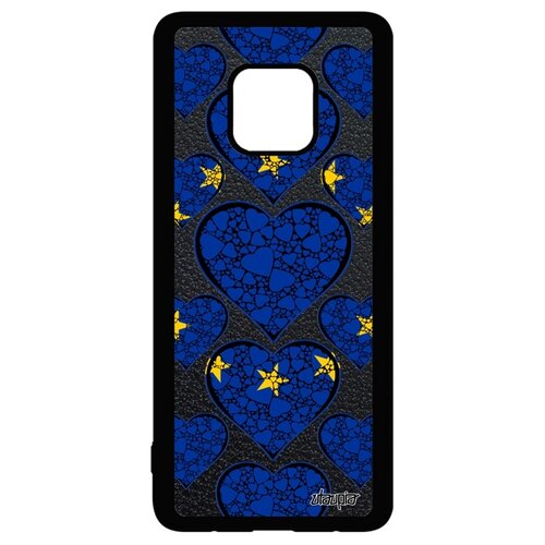 фото Чехол на мобильный mate 20 pro, "флаг европы с сердцем" любовь патриот utaupia