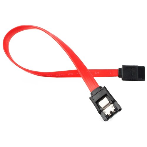 Кабель Cablexpert SATA 7pin - SATA 7 pin (CC-SATAM-DATA) 0.3 м, красный аксессуар кабель gembird cablexpert sata iii 50cm cc satam data