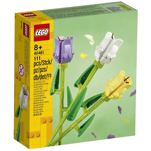 lego creator 31096 двухроторный вертолёт 569 дет LEGO Creator 40461 Тюльпаны, 111 дет.