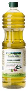 Оливковое масло Olivateca 1л для жарки, тушения, выпечки, рафинированное с добавлением нерафинированного