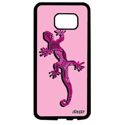 фото Чехол на мобильный samsung galaxy s7 edge, "саламандра" амулет ящерица utaupia