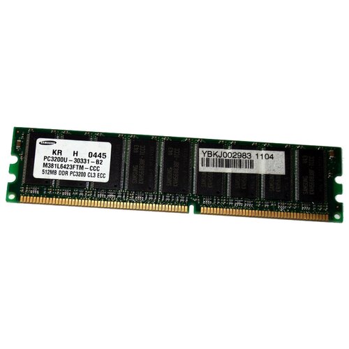 Оперативная память Samsung 512 МБ DDR 400 МГц DIMM CL3 M381L6423FTM-CCC