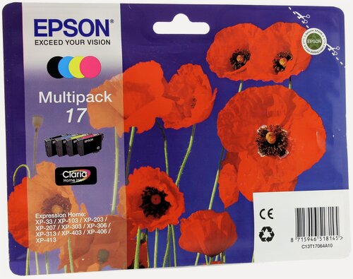 Изображение товара Комплект картриджей Epson C13T17064A10, многоцветный