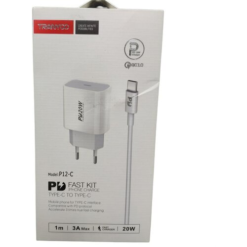 Зарядное устройство TRANYOO с проводом для IPhone Type-C- lightning Fast Charge