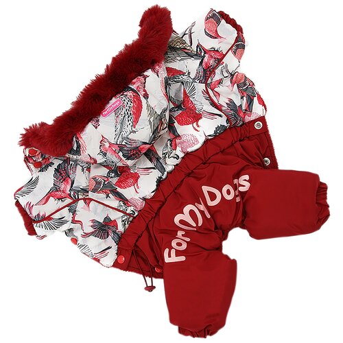 фото For my dogs комбинезон для собак красный для девочек fw863-2020 f (20) formydogs