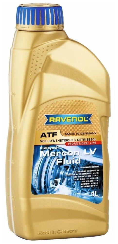 Масло Трансмиссионное Atf Mercon Lv 1л Ravenol арт. 4014835842168