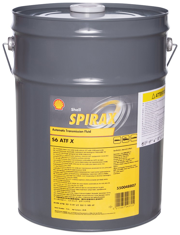  . spirax s6 atf x (20.), shell, 550048807