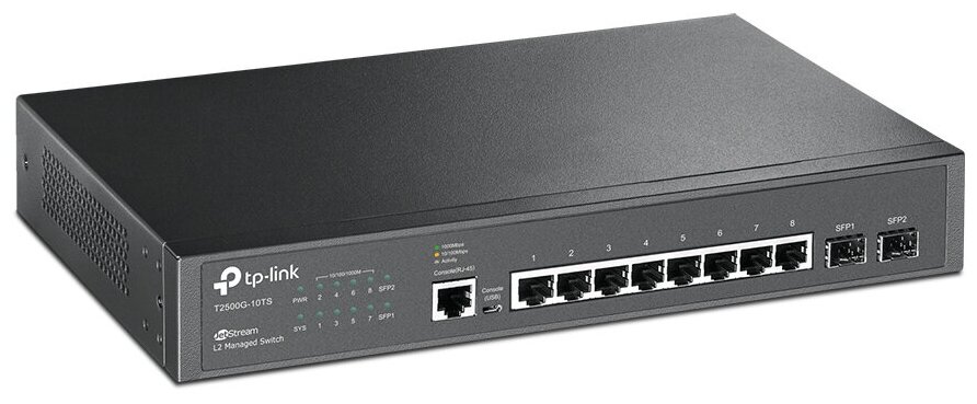 Коммутатор TP-Link TL-SG3210 8G 2SFP управляемый TL-SG3210 .