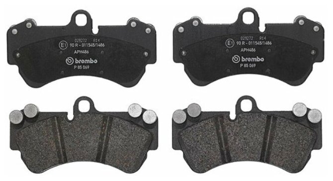 Тормозные колодки BREMBO , дисковые, передние - фото №6
