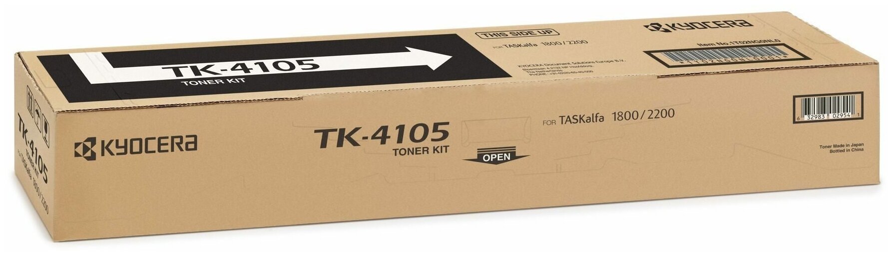 Тонер-картридж Kyocera TK-4105 для TASKalfa 1800/2200/1801/2201 15000 стр.