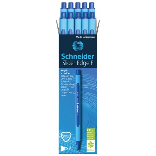 Schneider Набор шариковых ручек Slider Edge F, 0.8 мм, 10 шт. schneider набор шариковых ручек slider edge 1 4 мм 152279 152279 8 шт